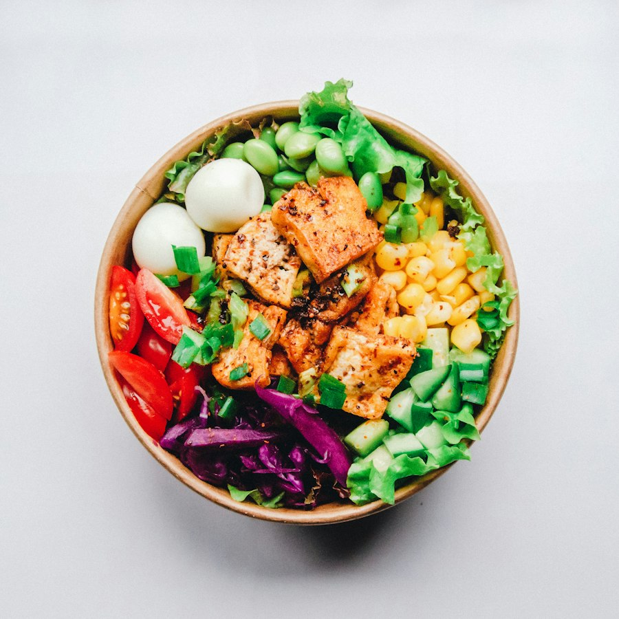 Salmon power bowl
